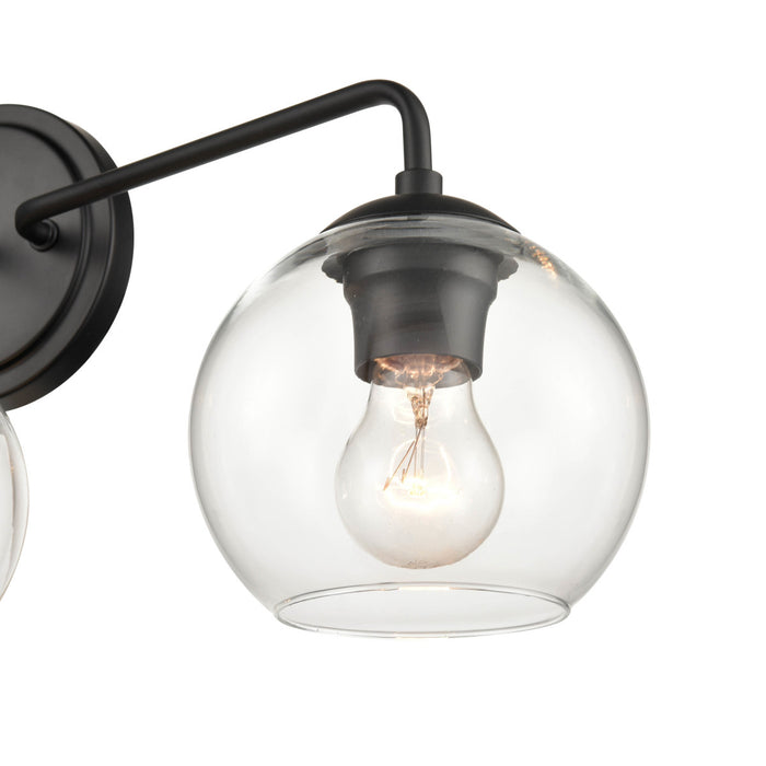 Millennium 9753-MB Three Light Vanity, Matte Black