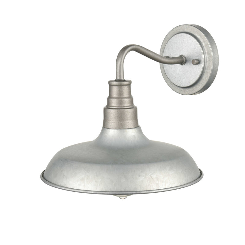 Millennium 2951-GA One Light Outdoor Wall Bracket, Galvanized