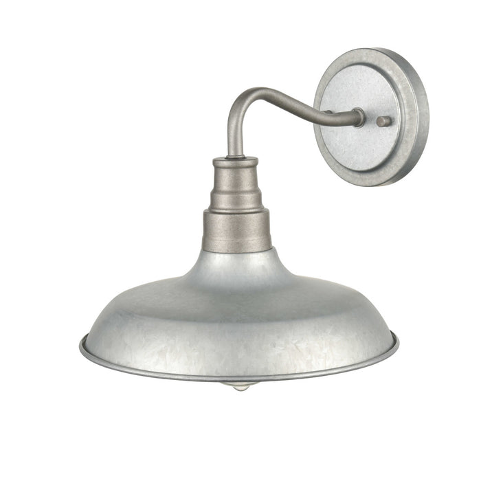 Millennium 2951-GA One Light Outdoor Wall Bracket, Galvanized