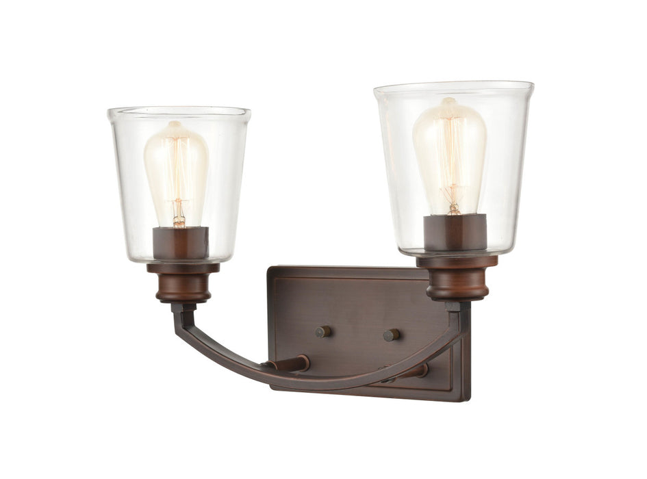 Millennium 3602-RBZ Two Light Vanity, Rubbed Bronze