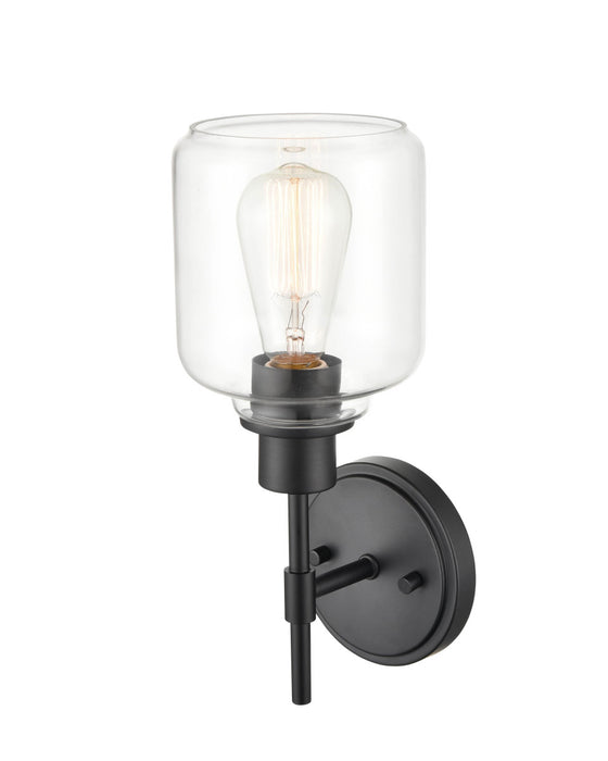 Millennium 46941-MB One Light Wall Sconce, Matte Black