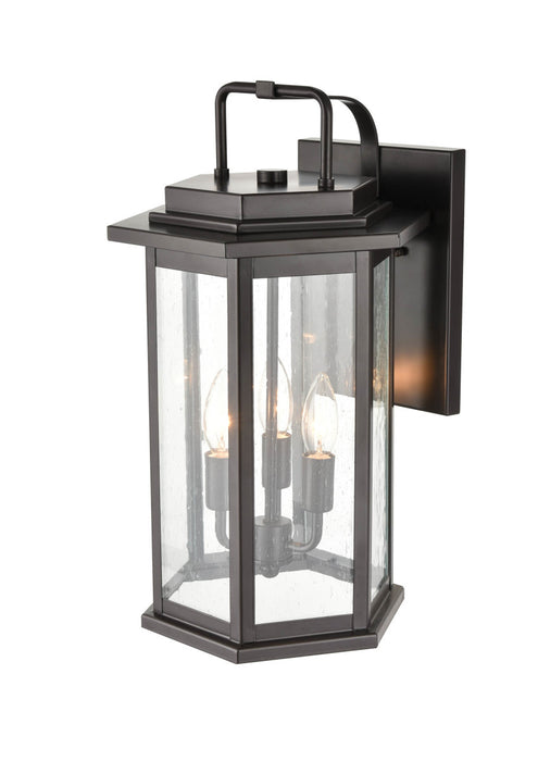 Millennium 2685-PBZ Three Light Outdoor Wall Bracket, Powder Coated Bronze