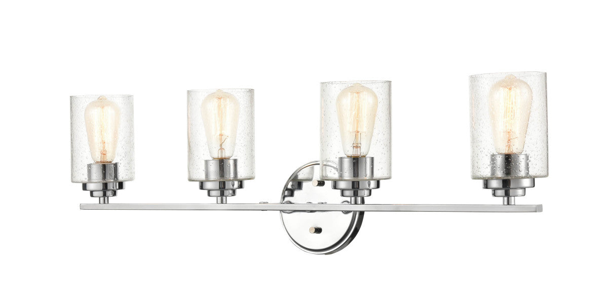 Millennium 3684-CH Four Light Vanity, Chrome