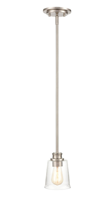 Millennium 3611-BN One Light Mini-Pendant, Brushed Nickel