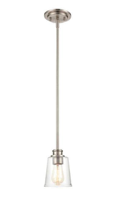 Millennium 3611-BN One Light Mini-Pendant, Brushed Nickel