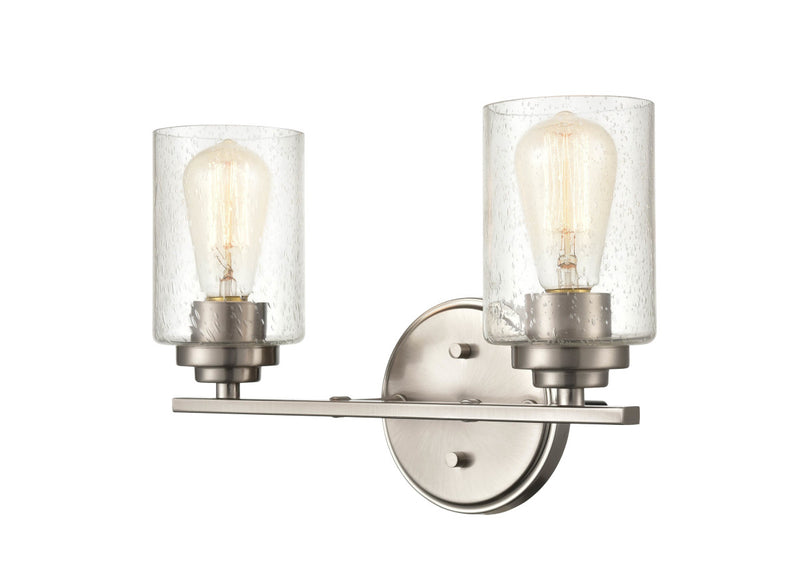 Millennium 3682-SN Two Light Vanity, Satin Nickel