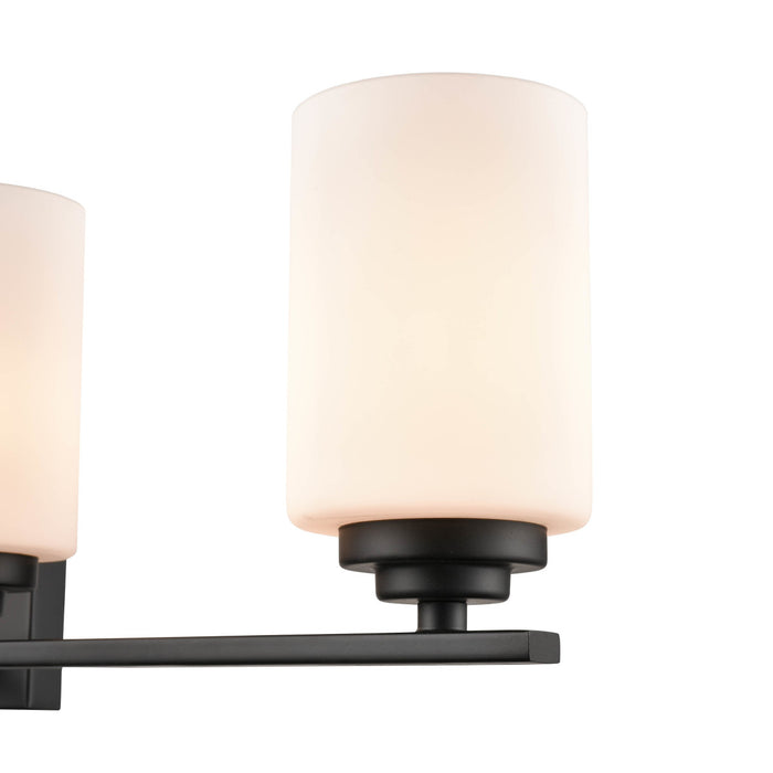 Millennium 3184-MB Four Light Vanity, Matte Black