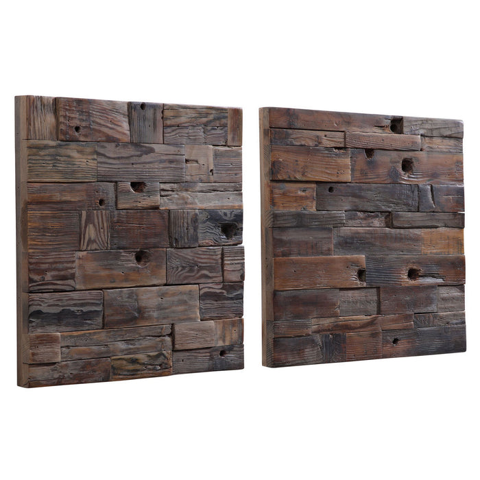 Uttermost 04239 Wall Decor, S/2, Old Chinese