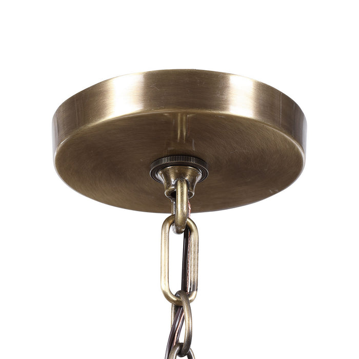 Uttermost 21522 One Light Mini Pendant, Antique Brass