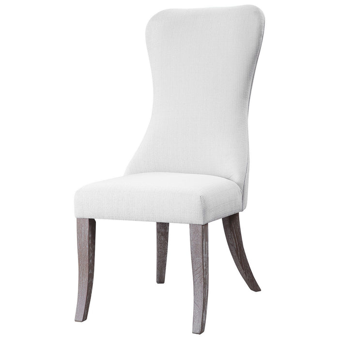Uttermost 23540 Chair, White