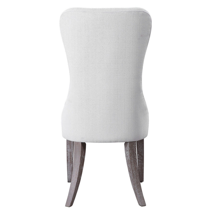 Uttermost 23540 Chair, White