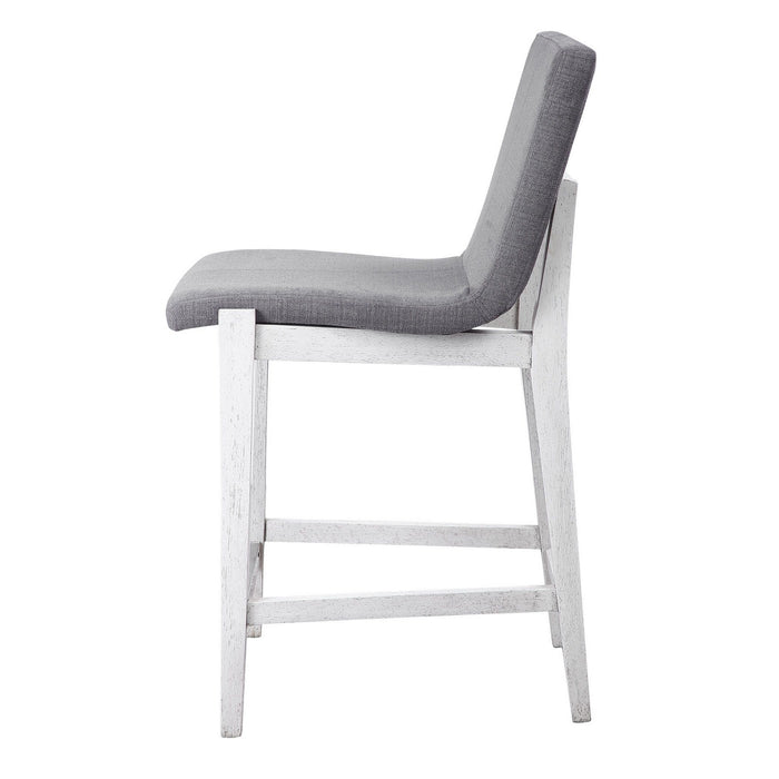 Uttermost 23554 Counter Stool, Aged White