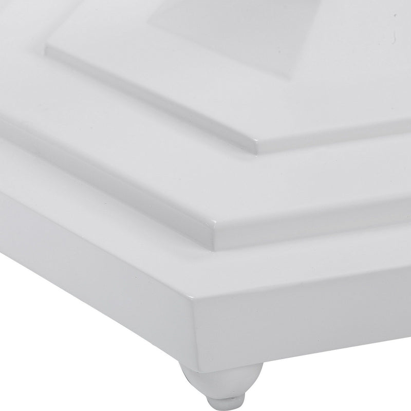 Uttermost 24945 Foyer Table, Gloss White