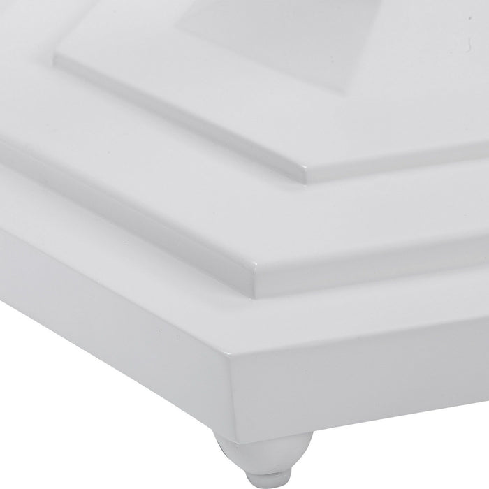 Uttermost 24945 Foyer Table, Gloss White