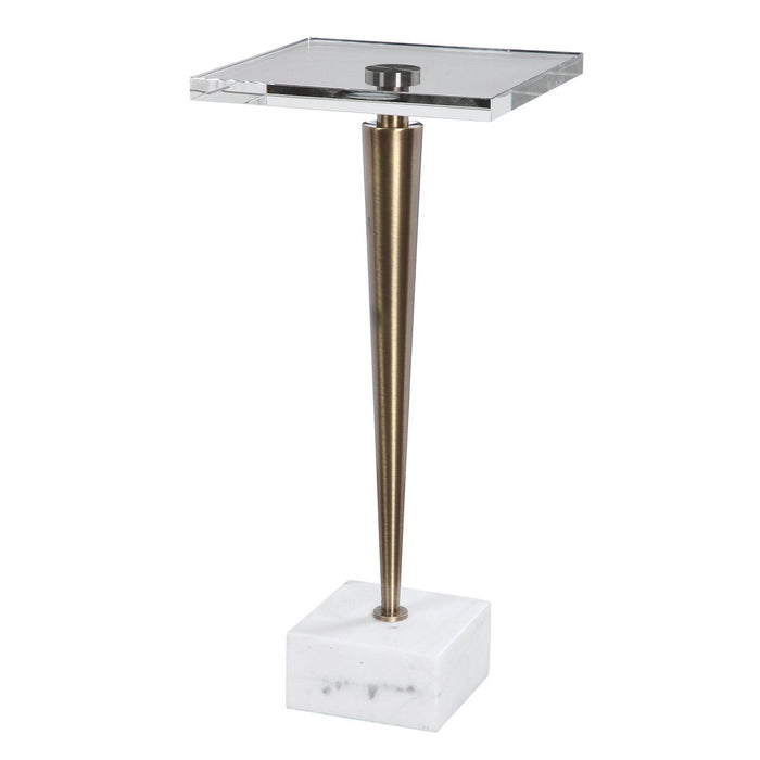 Uttermost 24950 Drink Table, Stainless Steel