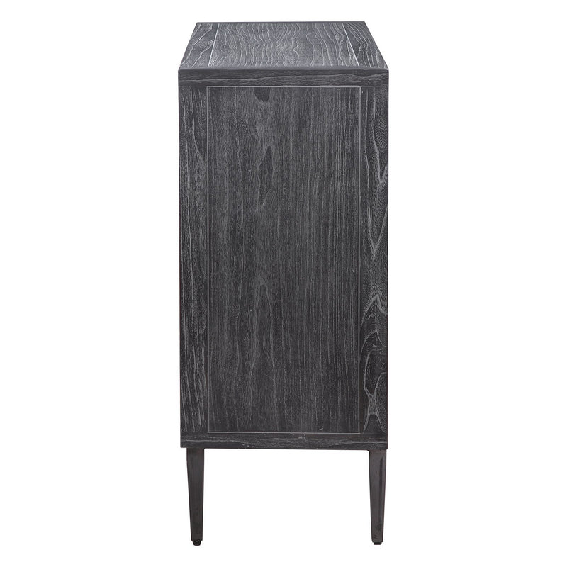 Uttermost 24957 Two Door Accent Cabinet, Light Gray
