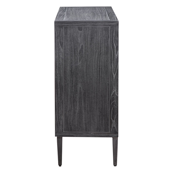 Uttermost 24957 Two Door Accent Cabinet, Light Gray