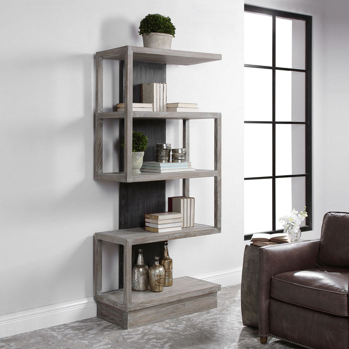 Uttermost 24958 Etagere, Light Gray