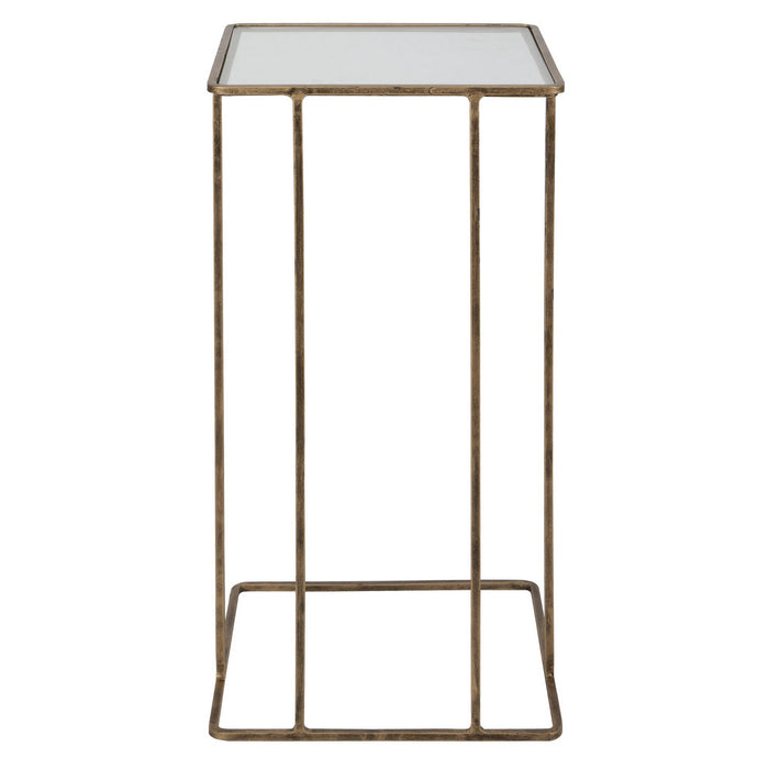 Uttermost 25066 Side Table, Antiqued Gold