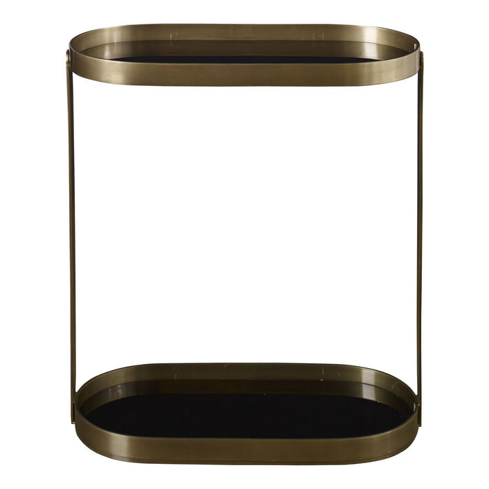 Uttermost 25081 Side Table, Antiqued Gold
