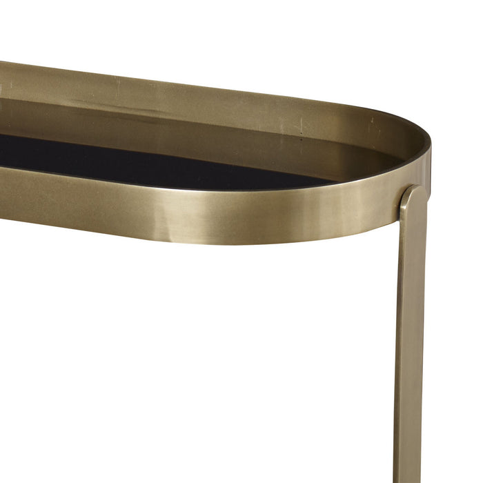 Uttermost 25081 Side Table, Antiqued Gold