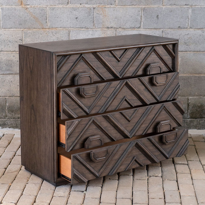 Uttermost 25458 Drawer Chest, Naturally Distressed And Hand Rubbed To Expose Natural Undertones