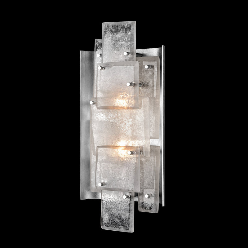 Fine Art 910850-1ST Two Light Wall Sconce, Silver