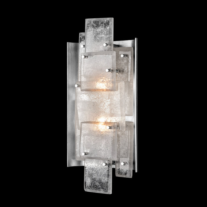 Fine Art 910850-1ST Two Light Wall Sconce, Silver