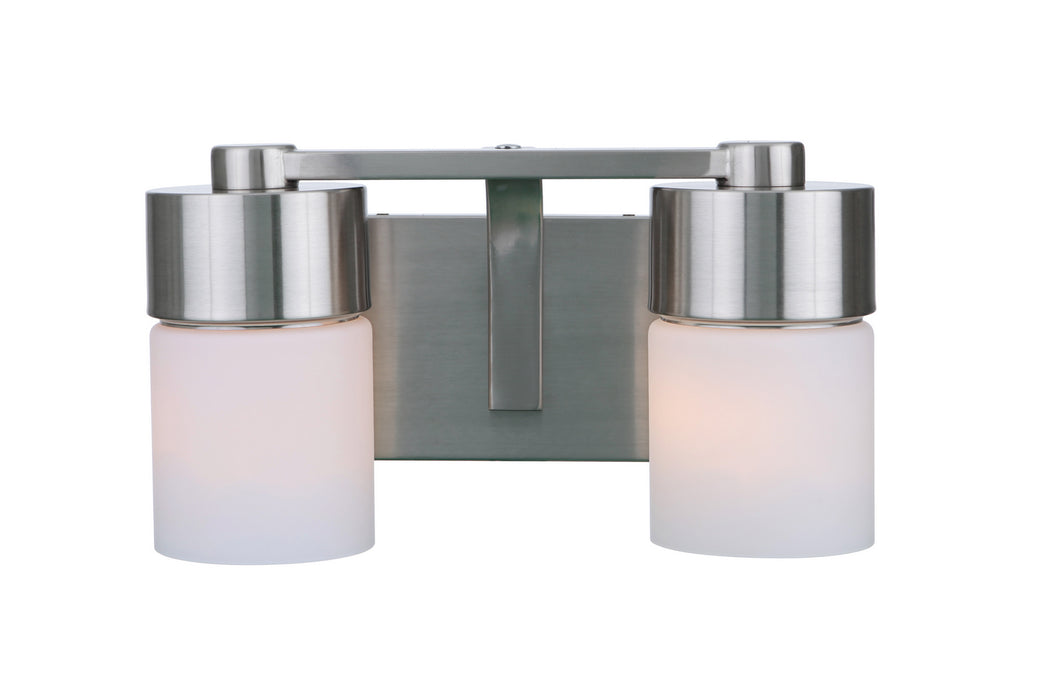 Craftmade 12314BNK2 Two Light Vanity, Brushed Polished Nickel