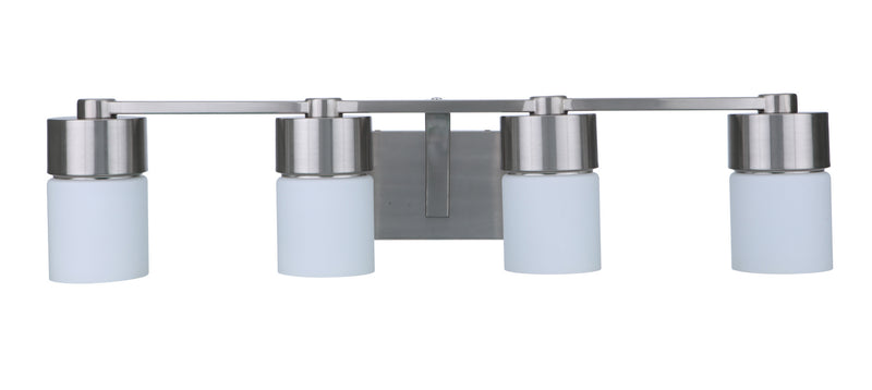 Craftmade 12331BNK4 Four Light Vanity, Brushed Polished Nickel