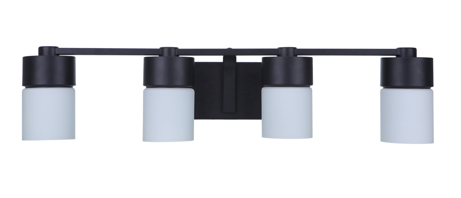 Craftmade 12331FB4 Four Light Vanity, Flat Black