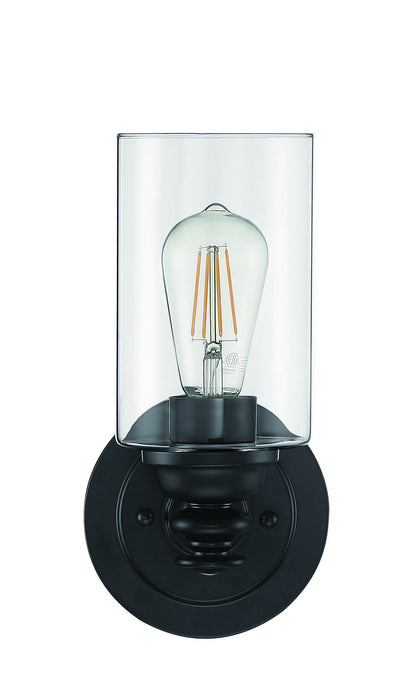 Craftmade 49801-FB-C One Light Wall Sconce, Flat Black