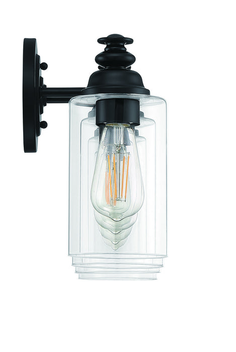 Craftmade 49804-FB-C Four Light Vanity, Flat Black