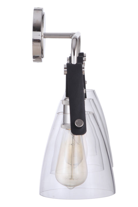 Craftmade 51303-PLN Three Light Vanity, Polished Nickel