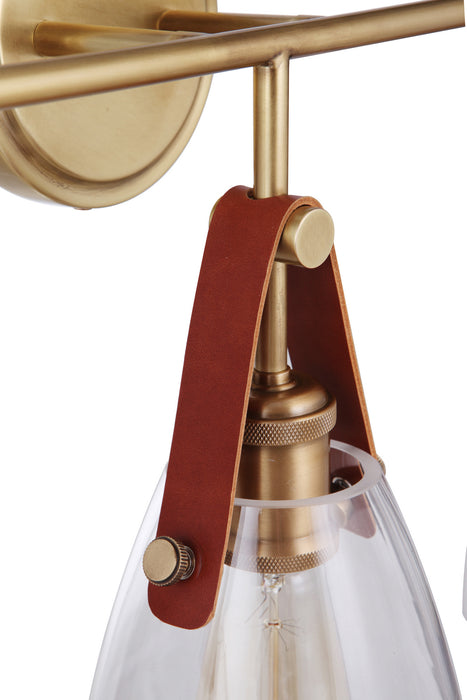Craftmade 51303-VB Three Light Vanity, Vintage Brass