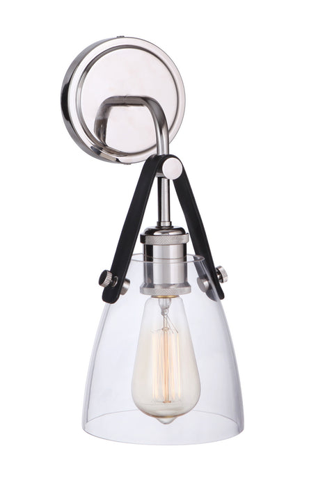 Craftmade 51361-PLN One Light Wall Sconce, Polished Nickel
