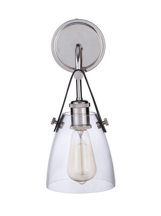 Craftmade 51361-PLN One Light Wall Sconce, Polished Nickel