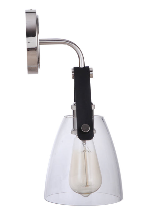 Craftmade 51361-PLN One Light Wall Sconce, Polished Nickel