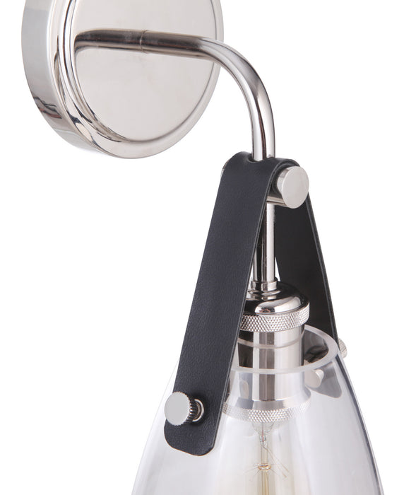 Craftmade 51361-PLN One Light Wall Sconce, Polished Nickel