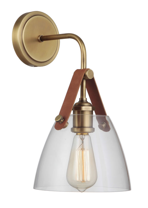 Craftmade 51361-VB One Light Wall Sconce, Vintage Brass