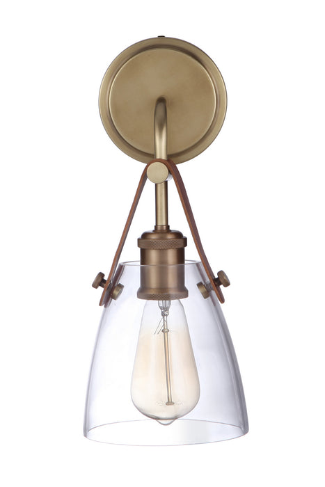 Craftmade 51361-VB One Light Wall Sconce, Vintage Brass