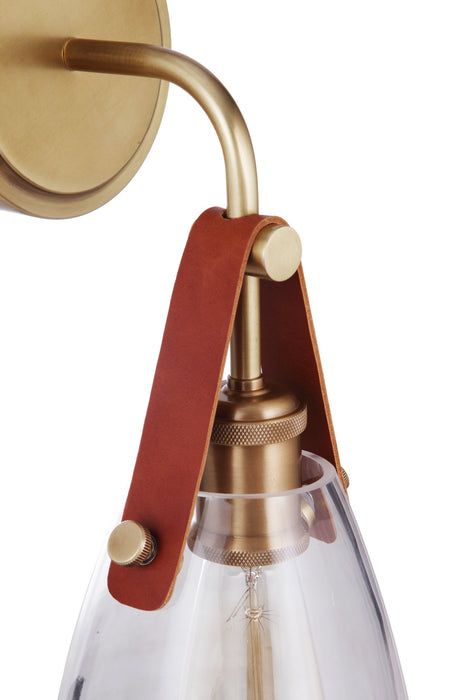 Craftmade 51361-VB One Light Wall Sconce, Vintage Brass
