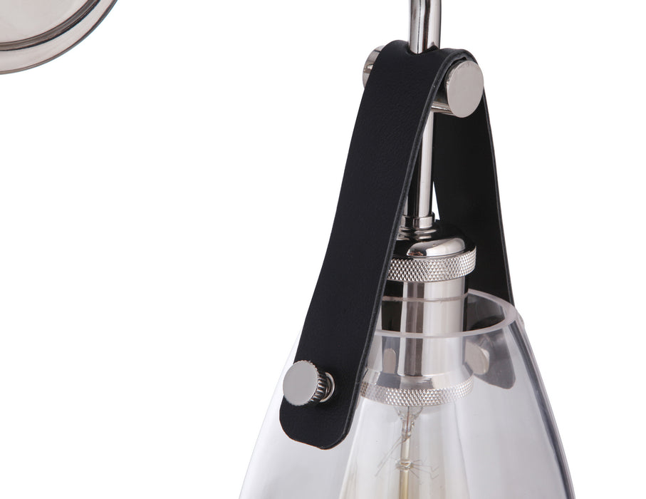 Craftmade 51362-PLN Two Light Wall Sconce, Polished Nickel
