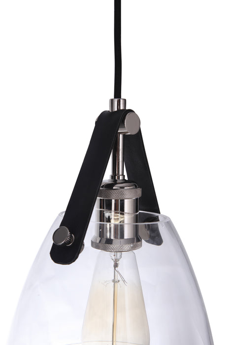 Craftmade 51391-PLN One Light Pendant, Polished Nickel