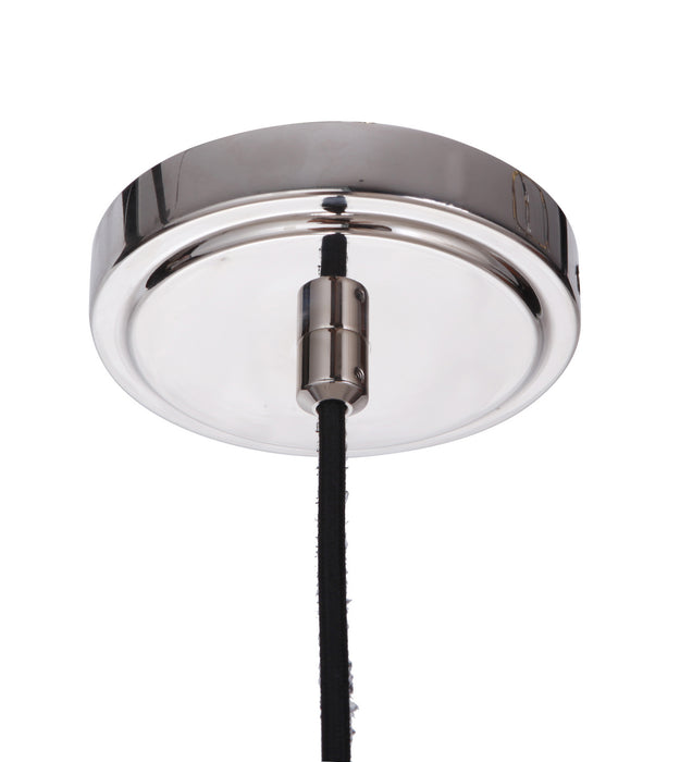 Craftmade 51391-PLN One Light Pendant, Polished Nickel