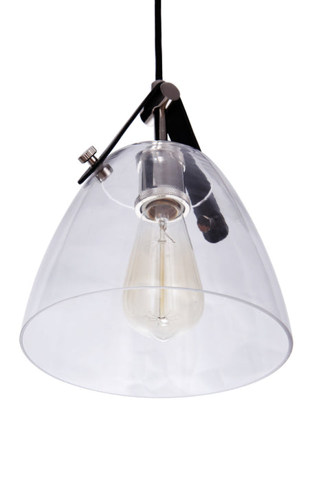 Craftmade 51391-PLN One Light Pendant, Polished Nickel