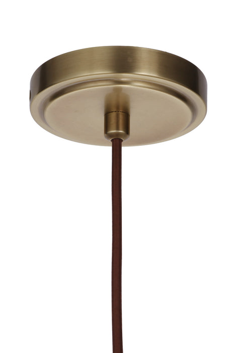 Craftmade 51391-VB One Light Pendant, Vintage Brass