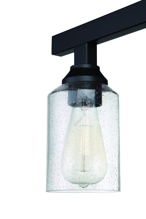 Craftmade 53104-FB Four Light Vanity, Flat Black