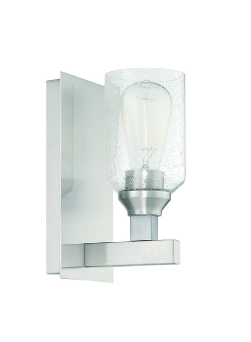 Craftmade 53161-BNK One Light Wall Sconce, Brushed Polished Nickel