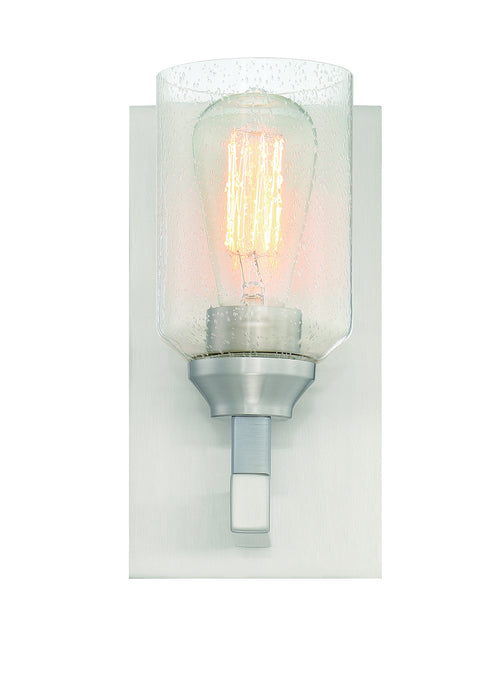 Craftmade 53161-BNK One Light Wall Sconce, Brushed Polished Nickel